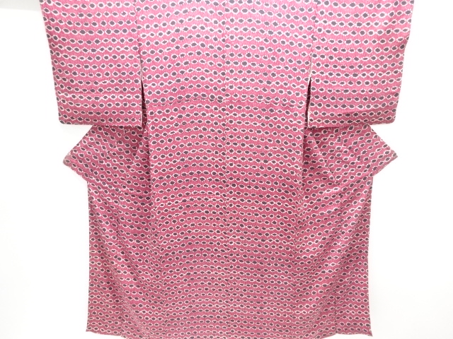 JAPANESE KIMONO / ANTIQUE KIMONO / TAISHO ROMAN STYLE / KINSHA / FLOWERS